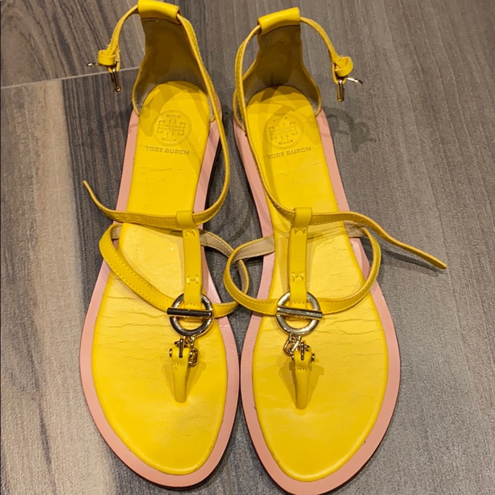 Tory Burch sandals in yellow